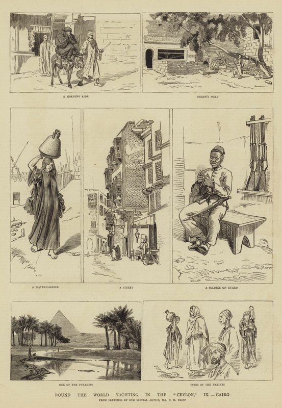 Seylan, IX, Kahire'de Dünya Turu Yatçılık by Charles Edwin Fripp