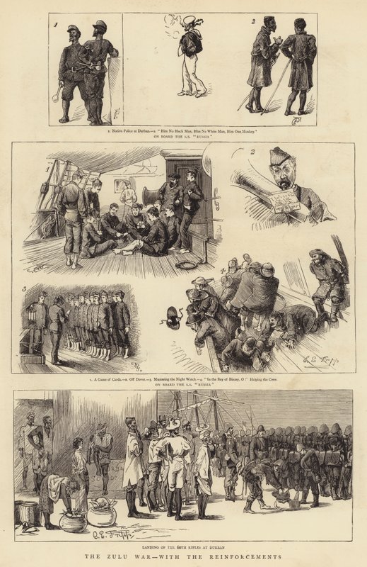 Takviyelerle Zulu Savaşı by Charles Edwin Fripp