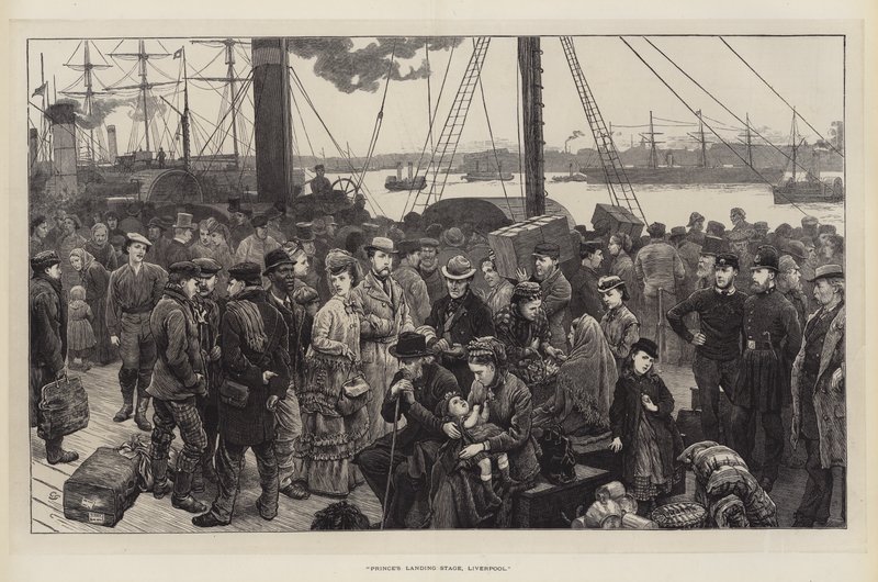 Prens'in İniş Sahnesi, Liverpool by Charles Green