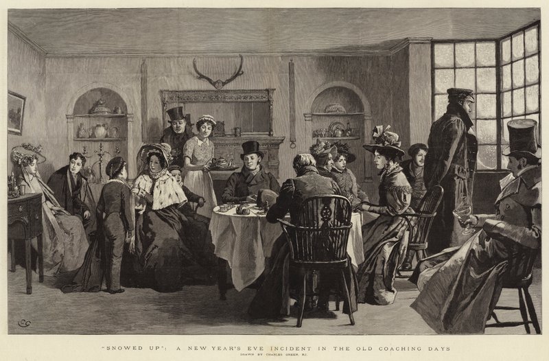 Kar Yağdı, Eski Koçluk Günlerinde bir Yılbaşı olayı by Charles Green