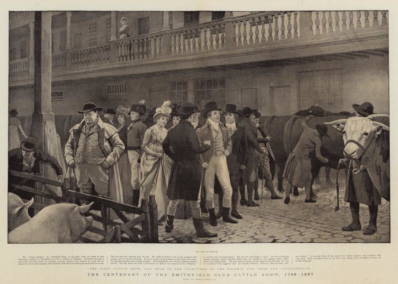 Smithfield Kulübü Sığır Gösterisinin Yüzüncü Yılı, 1798-1897 by Charles Green