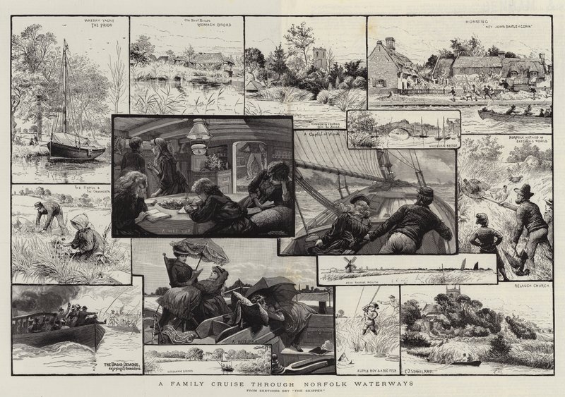 ನಾರ್ಫೋಕ್ ವಾಟರ್‌ವೇಸ್ ಟರ್ಕ್ ಮೂಲಕ ಕುಟುಂಬ ವಿಹಾರ by Charles J. Staniland