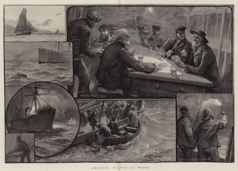 Kanal Pilotları İş Başında by Charles J. Staniland