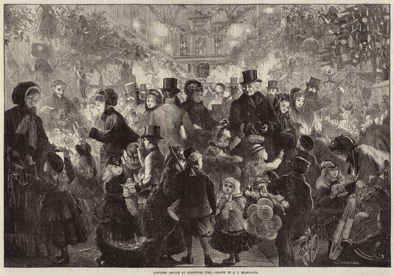 Noel Zamanında Lowther Arcade by Charles J. Staniland
