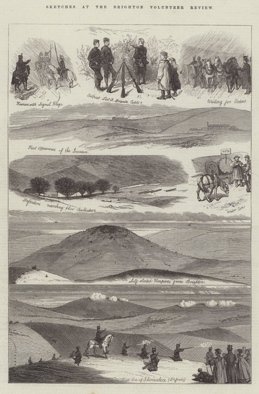 Brighton Gönüllü İncelemesinde Eskizler by Charles J. Staniland