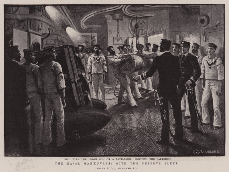ರಿಸರ್ವ್ ಫ್ಲೀಟ್ ಟರ್ಕಿಯೊಂದಿಗೆ ನೇವಲ್ ಕುಶಲತೆಗಳು by Charles J. Staniland