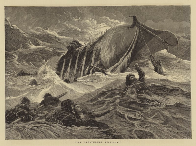 Devrilmiş Cankurtaran Teknesi by Charles J. Staniland