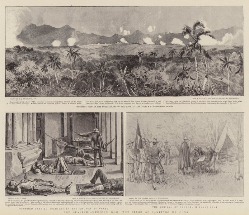 İspanyol-Amerikan Savaşı, Santiago de Cuba Kuşatması by Charles J. Staniland