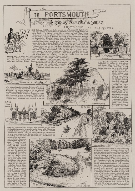 Nicholas Nickleby ve Smike ile Portsmouth'a by Charles J. Staniland