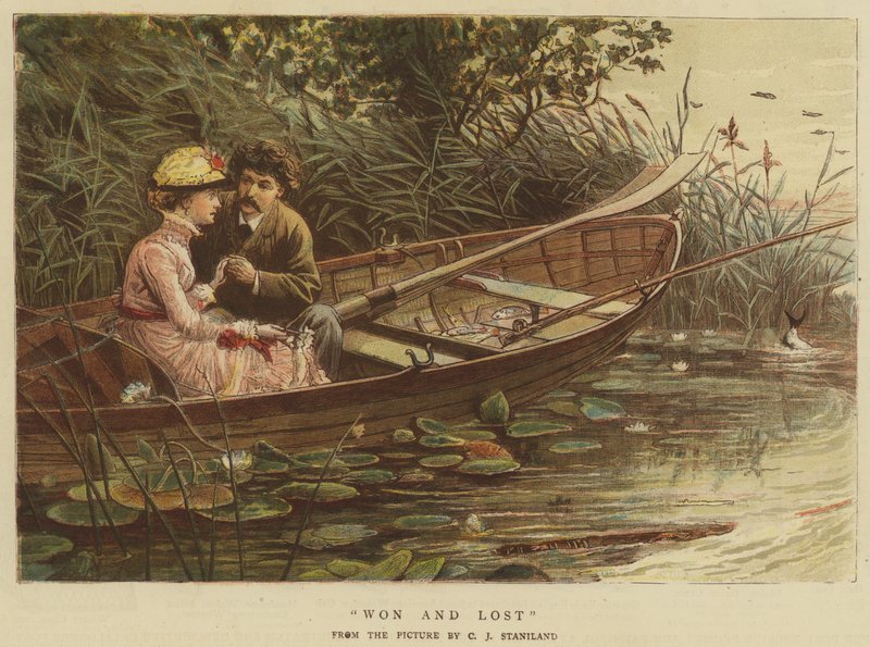 Kazanılan ve Kaybedilen (kromolitho) by Charles J. Staniland