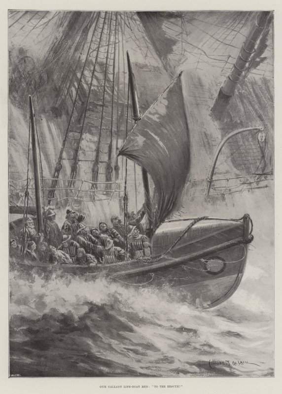 Gallant Cankurtaran Adamlarımız, Kurtarmaya! by Charles John de Lacy