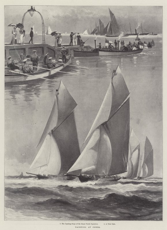 Cowes'te Yatçılık by Charles John de Lacy