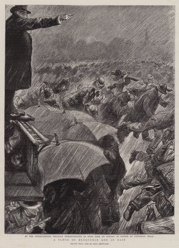 A Flood of Eloquence and of Rain  by Charles Paul Renouard