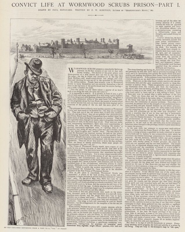 Wormwood Scrubs Hapishanesinde Hükümlü Yaşamı by Charles Paul Renouard