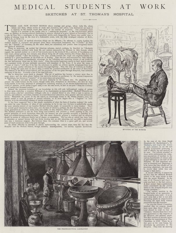Tıp Öğrencileri İş Başında by Charles Paul Renouard