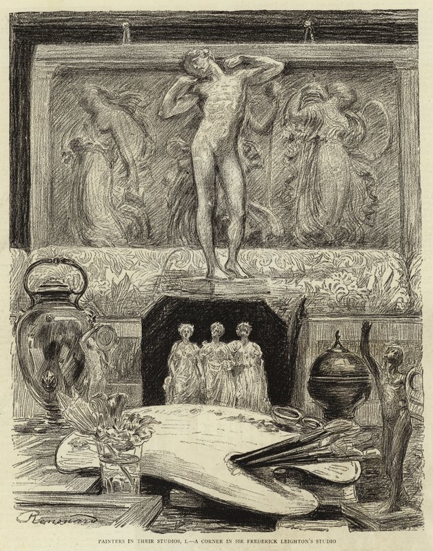 Atölyelerinde Ressamlar, Ben, Sir Frederick Leighton