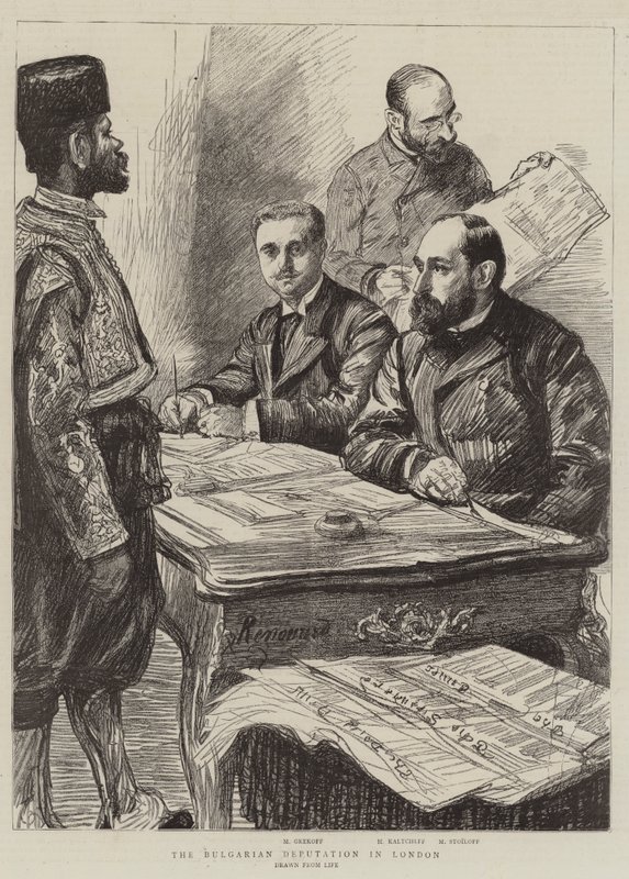 Londra'daki Bulgar Heyeti by Charles Paul Renouard