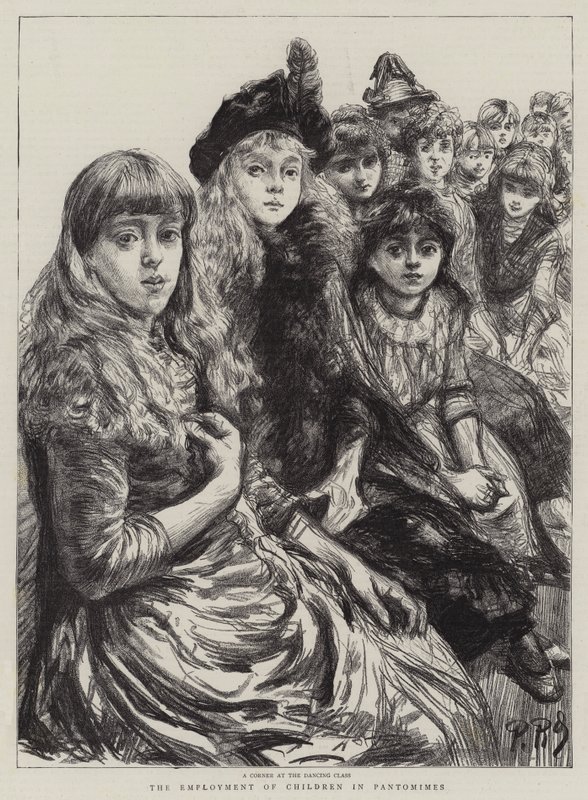 Pandomimlerde Çocuk İstihdamı by Charles Paul Renouard