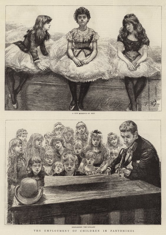 Pandomimlerde Çocuk İstihdamı by Charles Paul Renouard