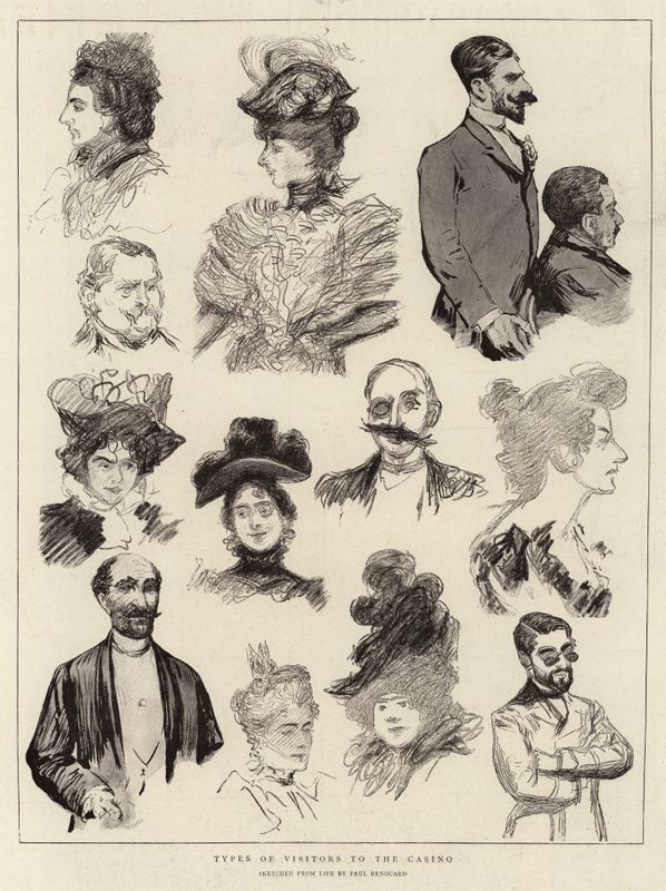 Kumarhaneye Gelen Ziyaretçi Türleri by Charles Paul Renouard