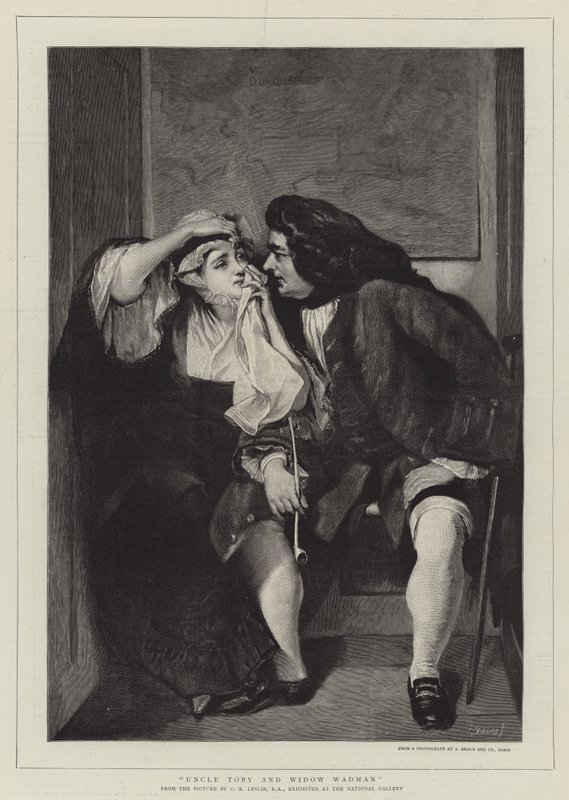 Toby Amca ve Dul Wadman by Charles Robert Leslie