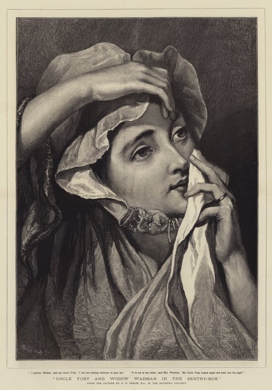 Nöbetçi Kutusunda Toby Amca ve Dul Wadman by Charles Robert Leslie