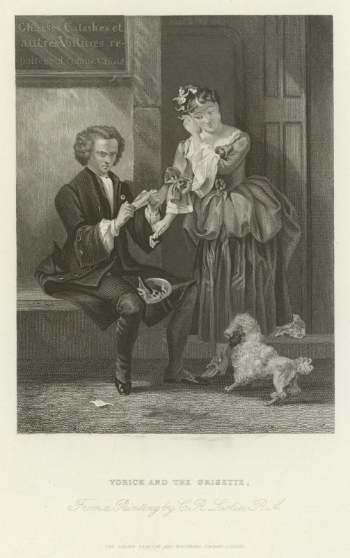 Yorick and the Grisette  by Charles Robert Leslie