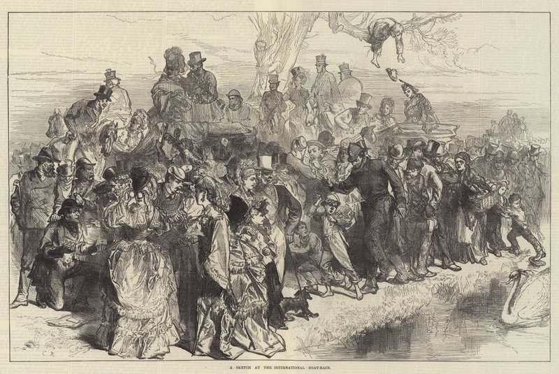 Uluslararası Tekne Yarışında Bir Kroki by Sir John Charles Robinson
