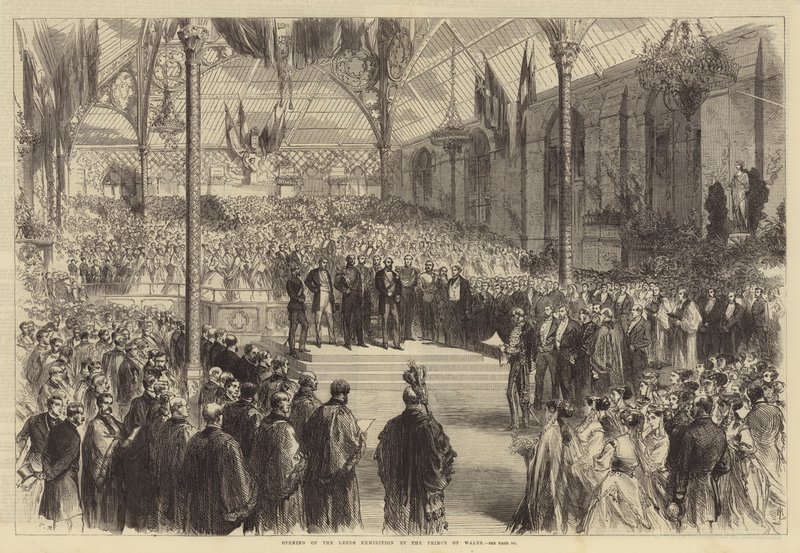 Opening of the Leeds Exhibition by the Prince of Wales  by Sir John Charles Robinson
