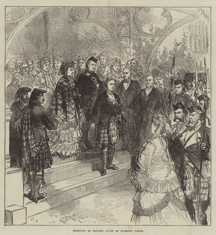 Prenses Louise'in Inverary Kalesi'nde Karşılanması by Sir John Charles Robinson