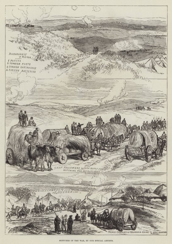 ಟರ್ಕಿಯ ಯುದ್ಧದ ರೇಖಾಚಿತ್ರಗಳು by Sir John Charles Robinson