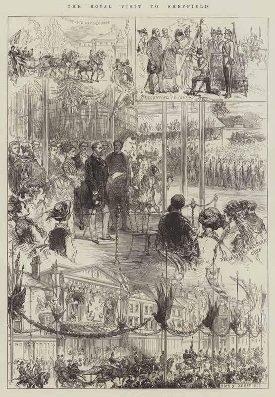 ಶೆಫೀಲ್ಡ್ ಟರ್ಕಿಗೆ ರಾಯಲ್ ಭೇಟಿ by Sir John Charles Robinson