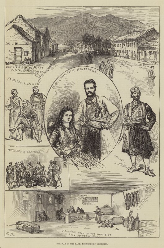 Doğuda Savaş, Karadağ Eskizleri by Sir John Charles Robinson