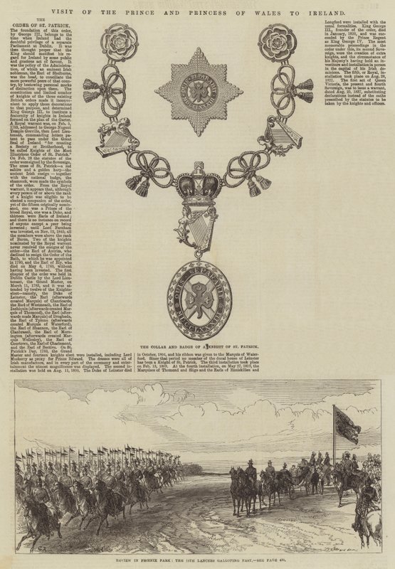 Galler Prensi ve Prensesinin İrlanda Ziyareti by Sir John Charles Robinson