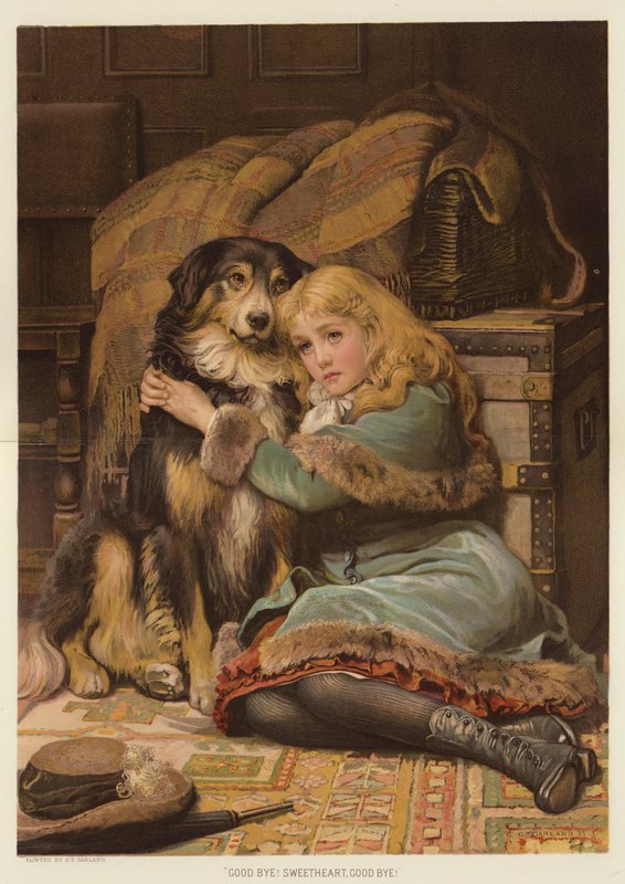 Güle güle! Tatlım, Hoşçakal! (kromolito) by Charles Trevor Garland