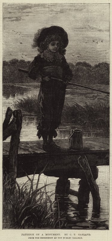 Bir anıt üzerinde sabır by Charles Trevor Garland
