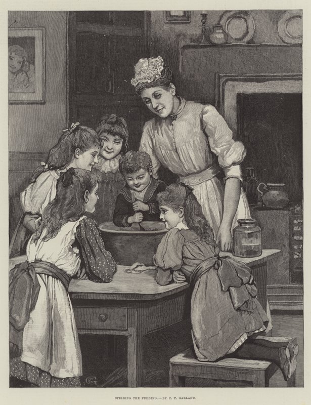 Stirring the Pudding  by Charles Trevor Garland
