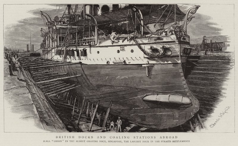 Yurtdışı İngiliz Rıhtım ve Kömürleme İstasyonları by Charles William Wyllie