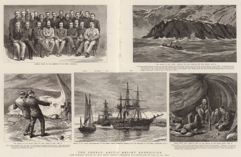 Greely Arktik Yardım Seferi by Charles William Wyllie