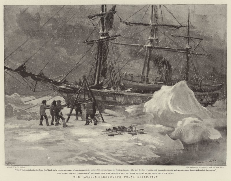 Jackson-Harmsworth Kutup Seferi by Charles William Wyllie