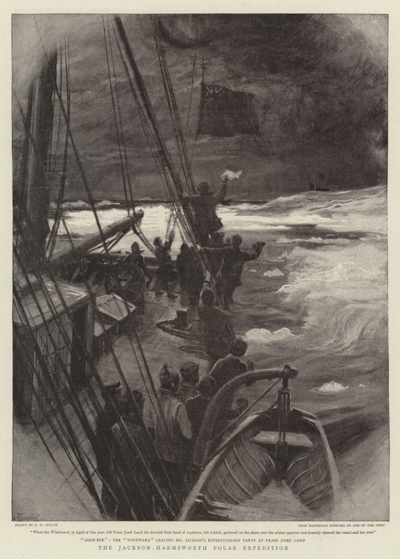 Jackson-Harmsworth Kutup Seferi by Charles William Wyllie