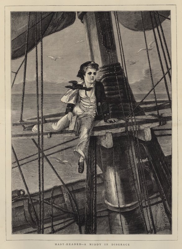 Direk Başlı, Utanç İçinde Bir Midilli by Charles Wynne Nicholls