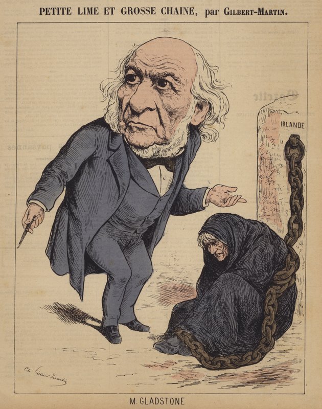 Küçük eğe ve büyük zincir (renkli gravür) by Charles (after) Gilbert Martin