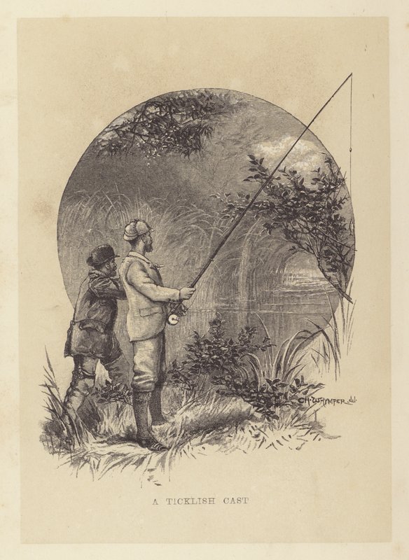 Balık Tutma: Gıdıklanmış Bir Oyuncu (lito) by Charles (after) Whymper