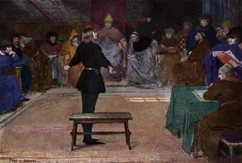 Joan of Arc: Dava (renkli taş) by Charles A. Buchel