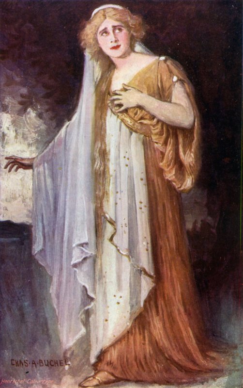 Penelope, Bayan Lily Hanbury (renkli taş) by Charles A. Buchel
