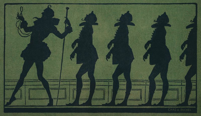 On İkinci Gece: Malvolio (renkli taş) by Charles A. Buchel