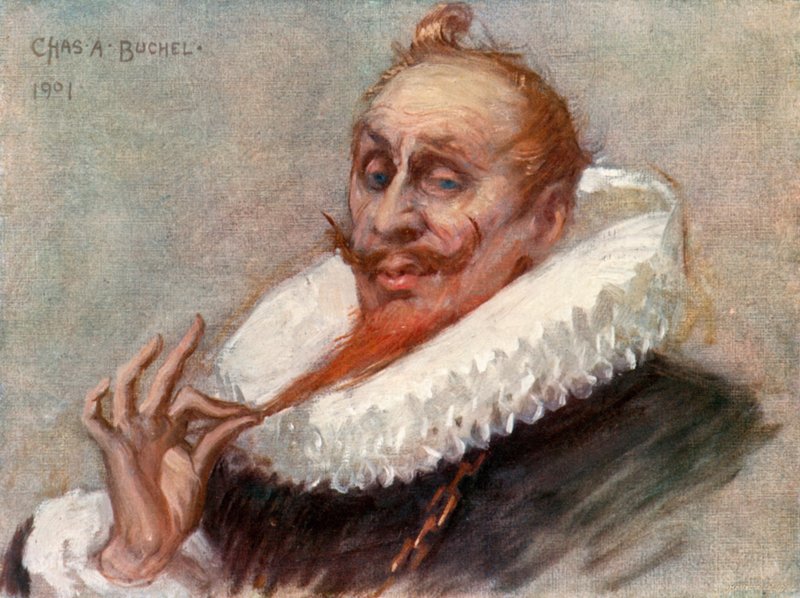 Onikinci Gece: Malvolio, Bay Ağaç (renkli taş) by Charles A. Buchel