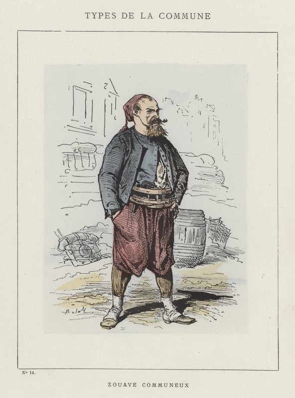 Zouave Topluluğu by Charles Albert d Arnoux Bertall