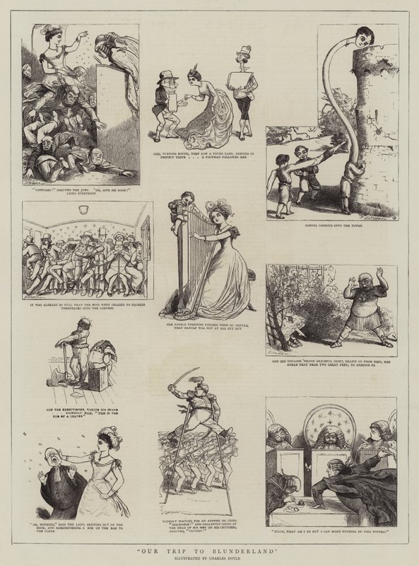 Blunderland Gezimiz by Charles Altamont Doyle